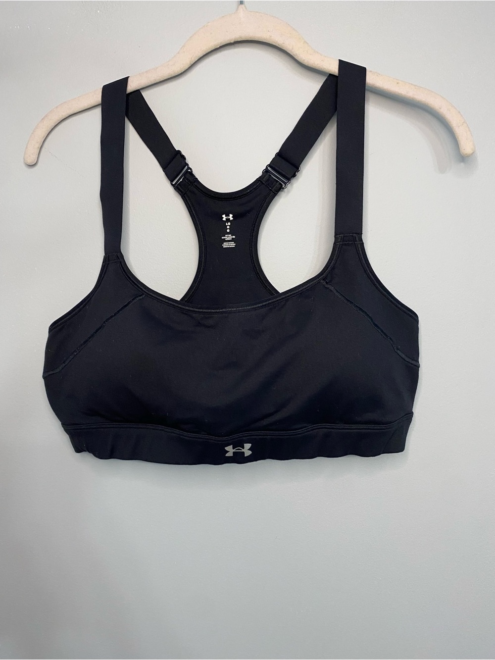 Under Armour Women's Black High-Impact Sports Bra Women’s Size L